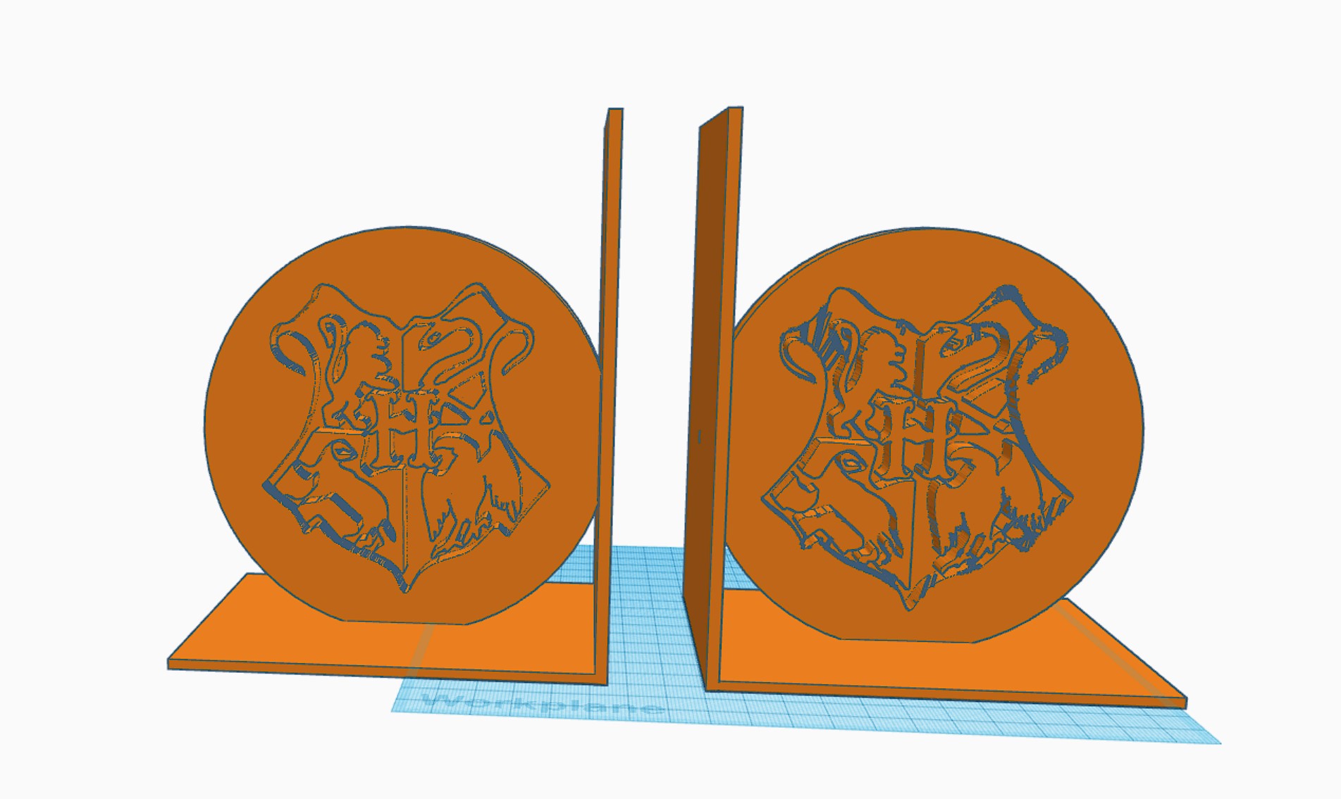 Harry potter bookends house shields