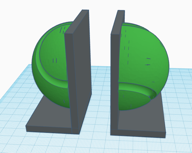 Tennis ball bookend