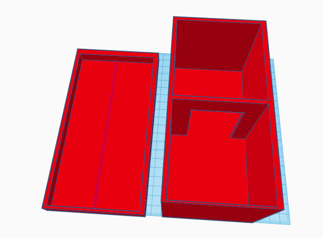 2 Room Storage Compartment With Lid