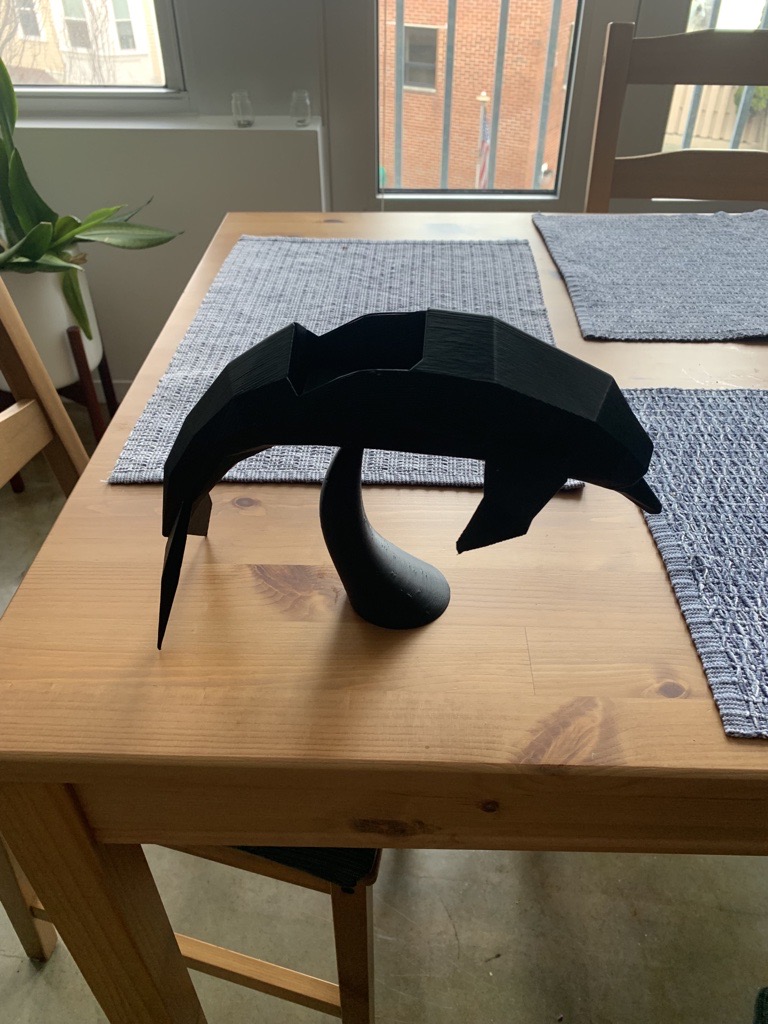 Miniatura 2 do modelo 3D Dolphin planter