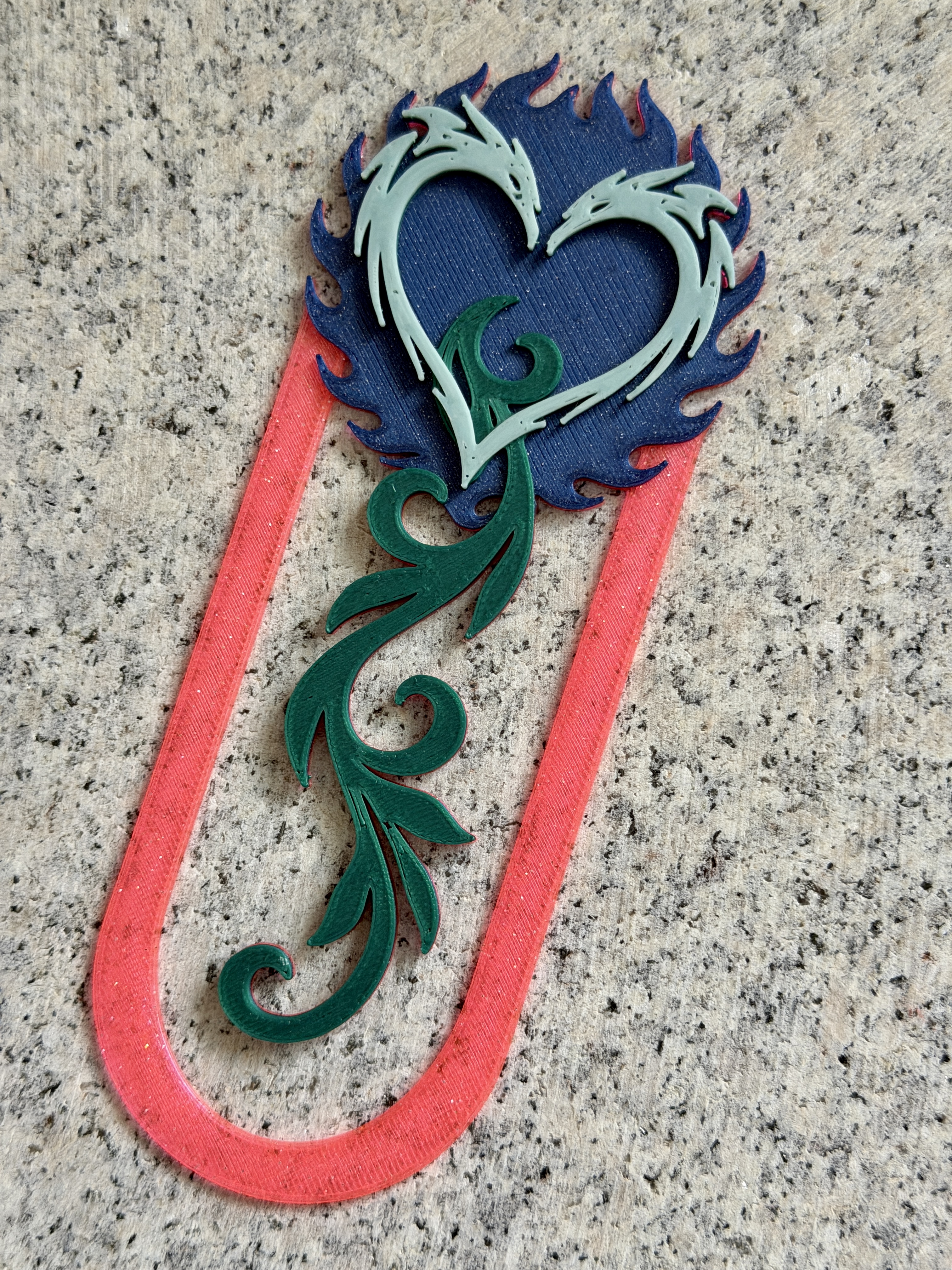 Dragon Heart Bookmark / Drachenherz Lesezeichen - NO AMS