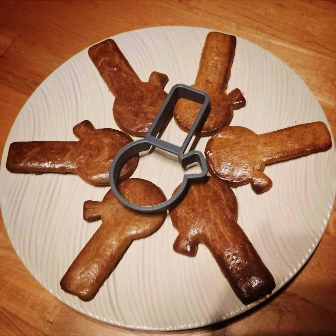 Bong cookie cutter