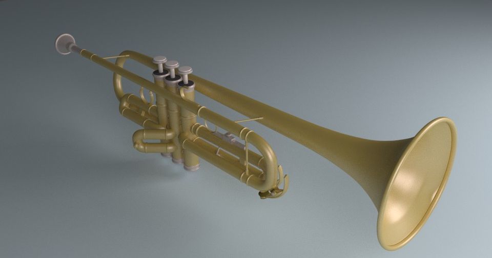 Trumpet by Books | Download free STL model | Printables.com