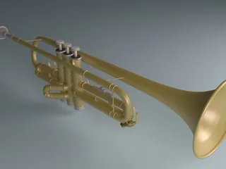 Trumpet by Books | Download free STL model | Printables.com