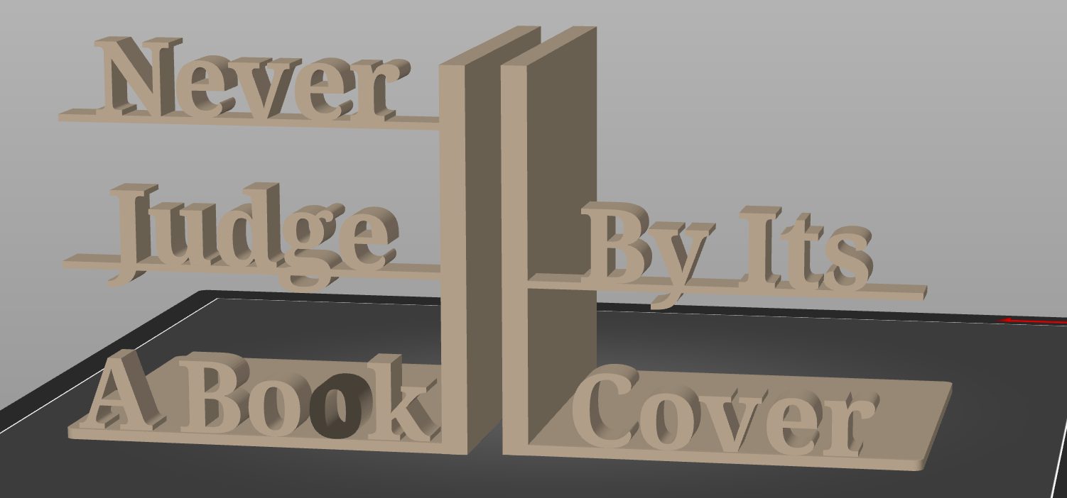Book Ends - Never Judge