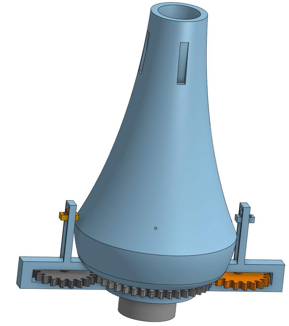 Self Retaining Trumpet Mute by Max Wilson Download free STL model