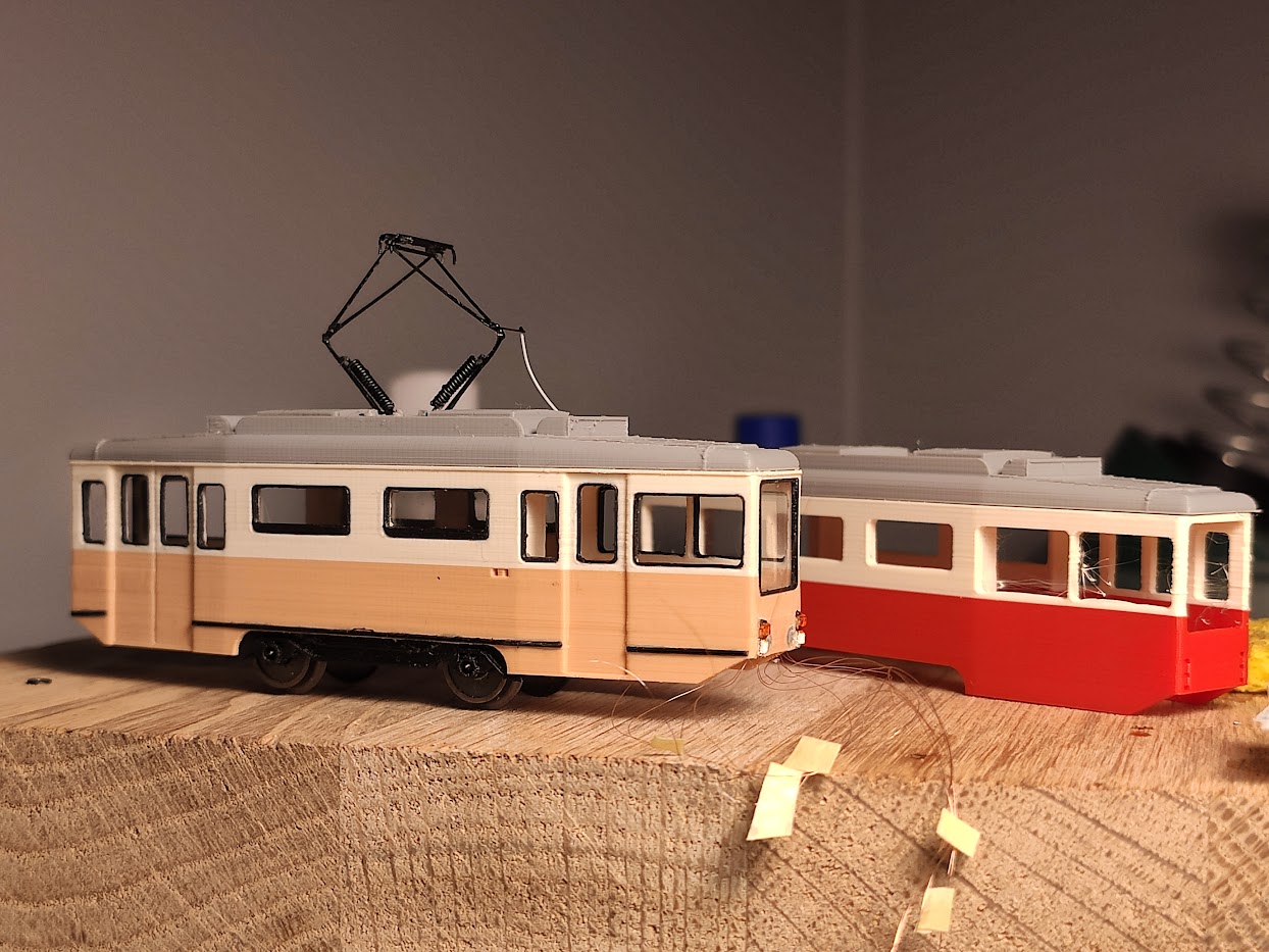 Body tramwaj KONSTAL 4N #G Wagon techniczny. TTscale 1:120