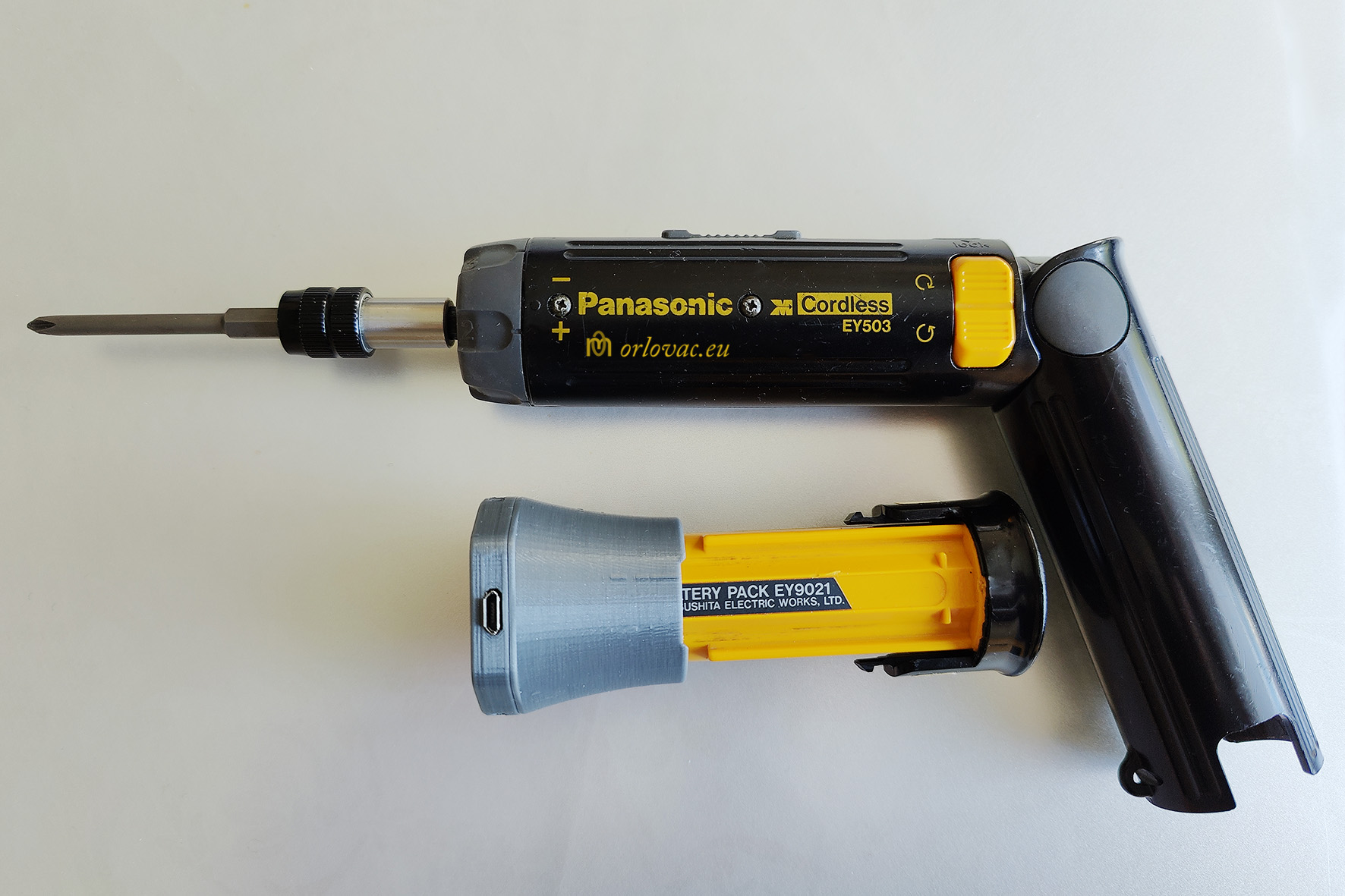 Panasonic Screw Driver EY503 Battery conversion. by Marin Download