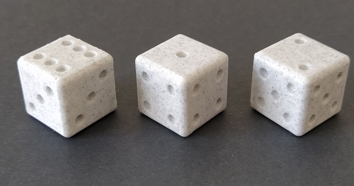 Non-transitive Dice By Carlos Luna | Download Free STL Model ...