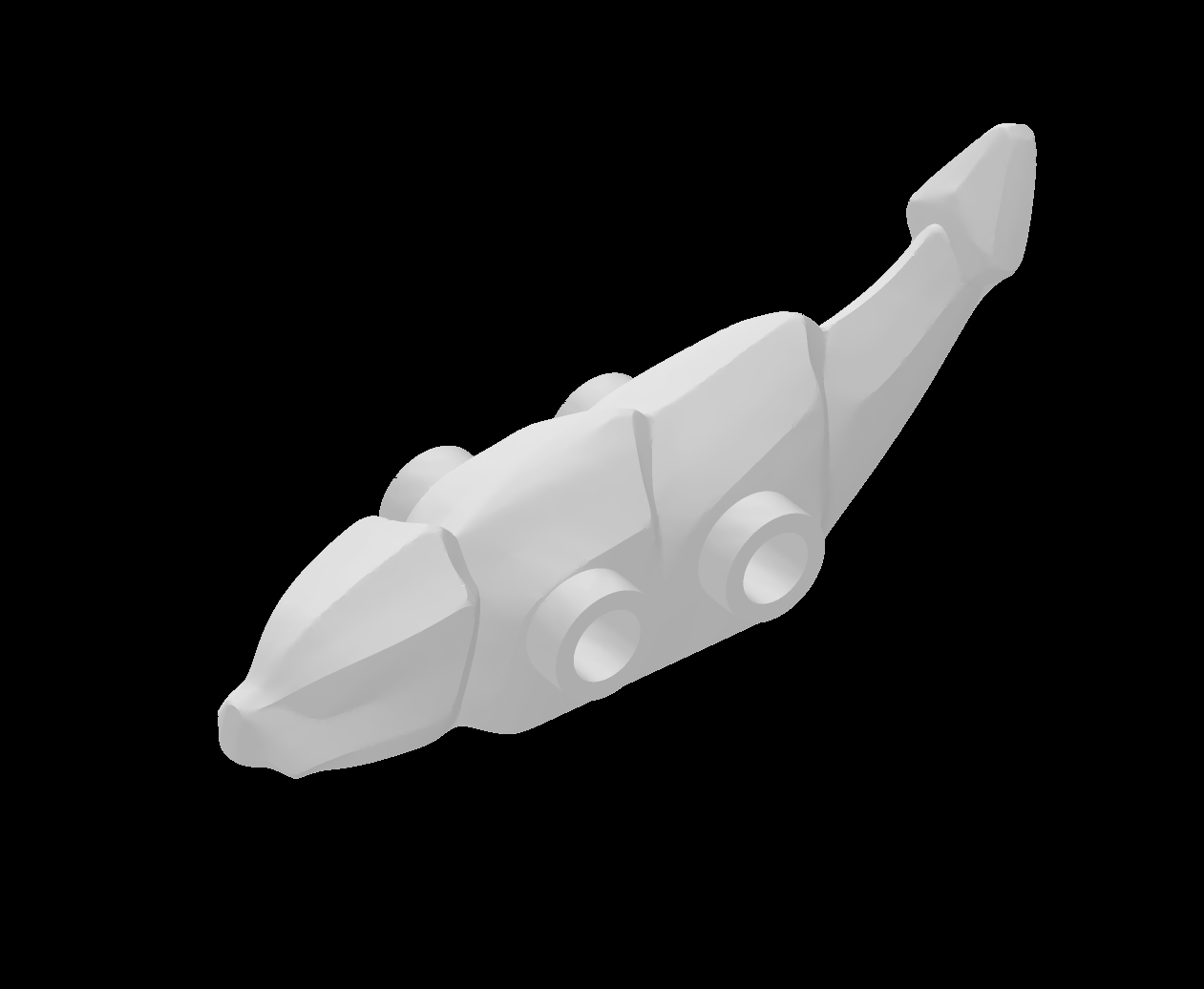 Lego Compatible (5986.dat) Dragon Critter Body with Studs on Sides