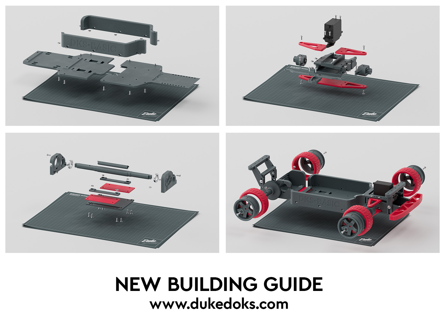 Miniatura 2 do modelo 3D Chassis 1/10 Adaptable - DKS-Basic