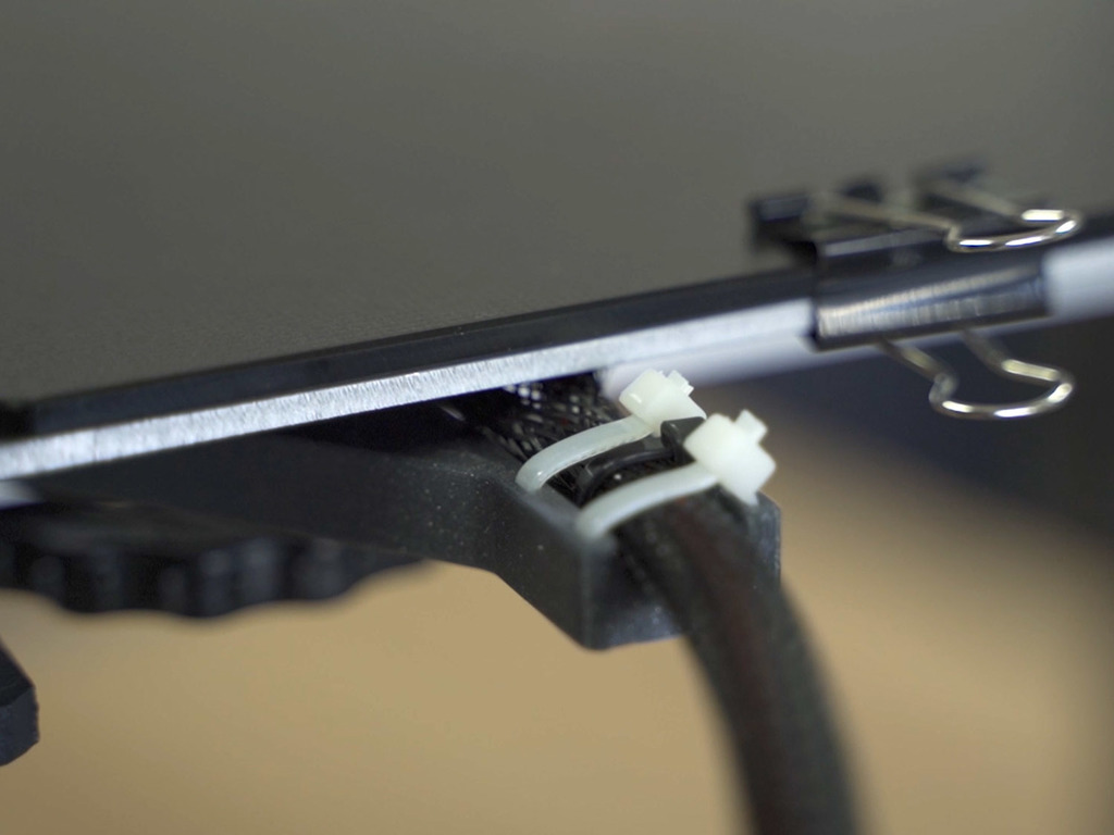 Ender 5 Plus Bed Wire Guide