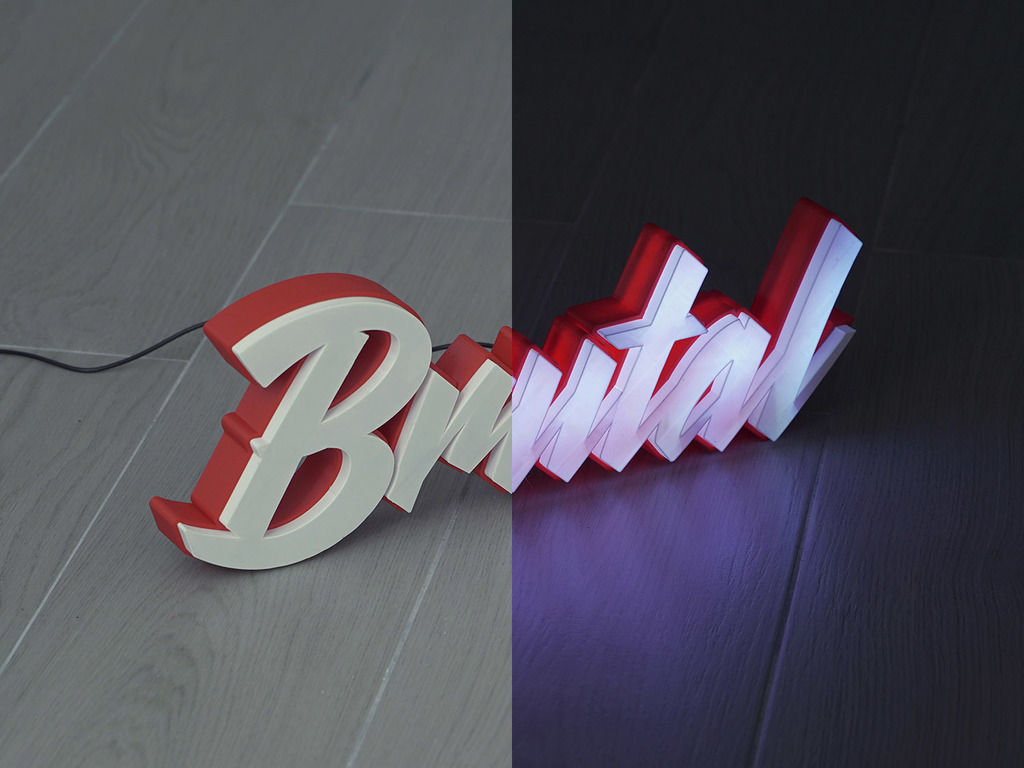 LED Marquee Brutal
