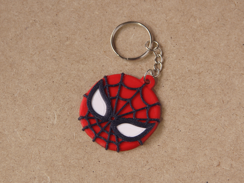 Keychain Multicolor Spiderman