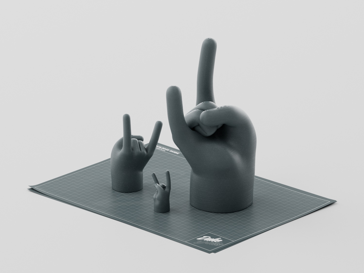 Cartoon Hand Rock