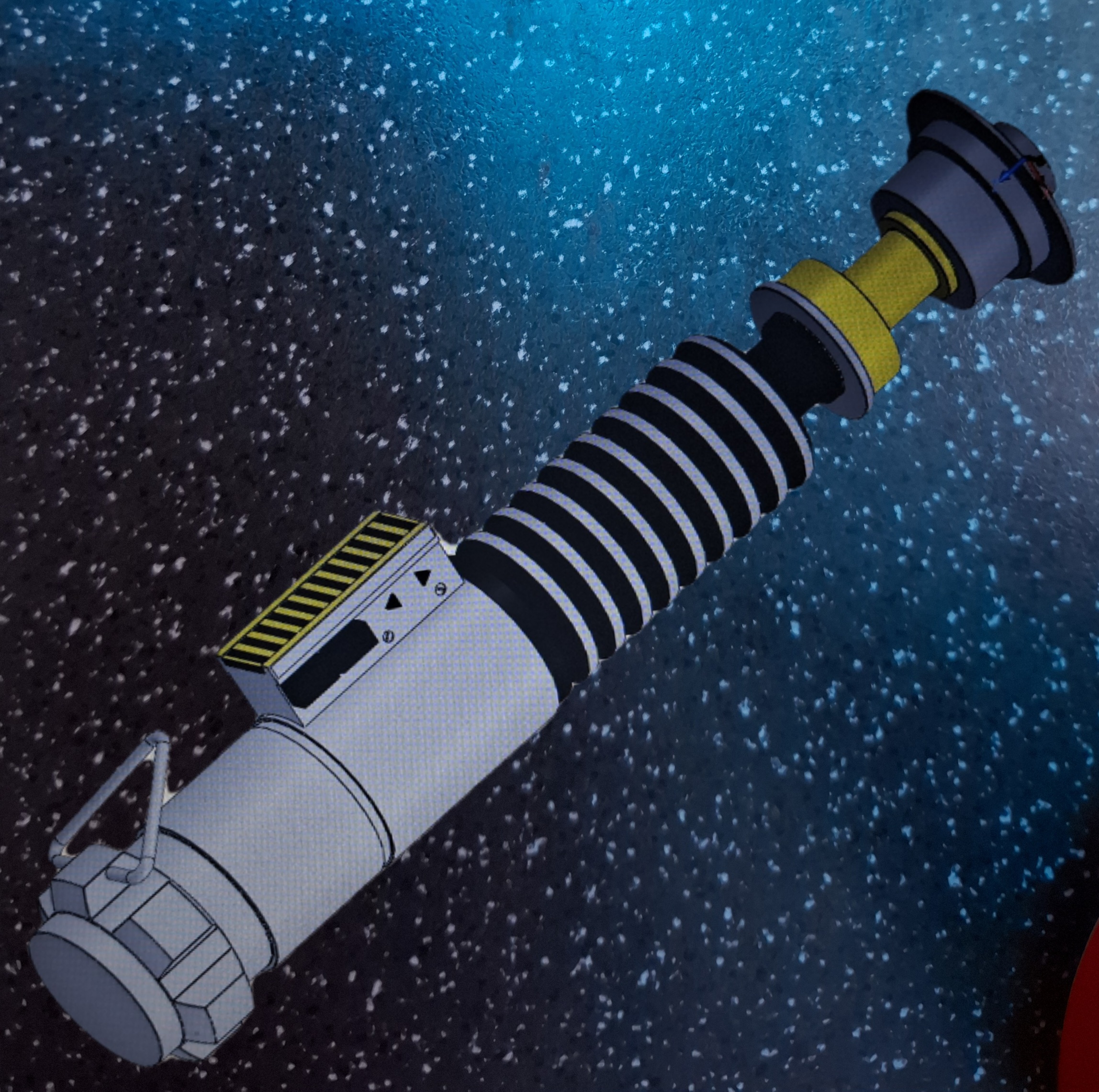 Light Saber Hilt - Luke's from Return Of The Jedi (Galaxy's Edge Version) 3D model