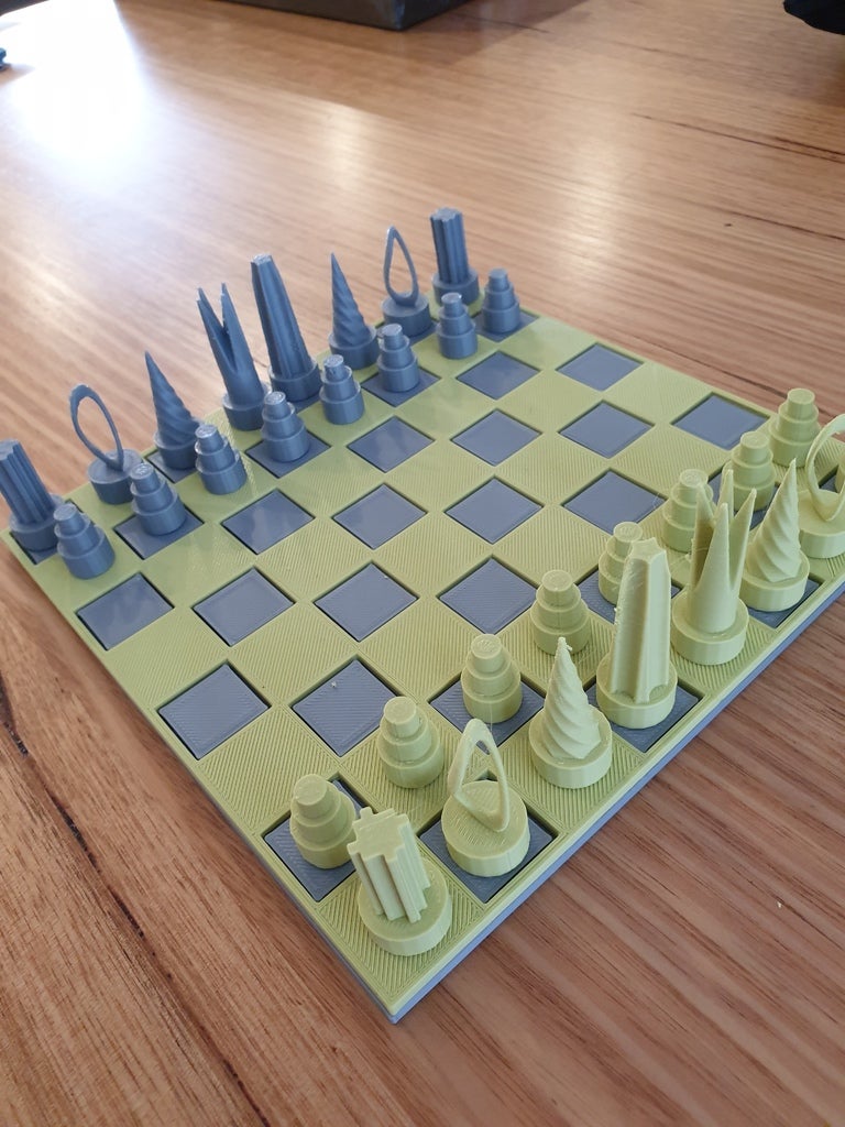 Chess board or checkers board