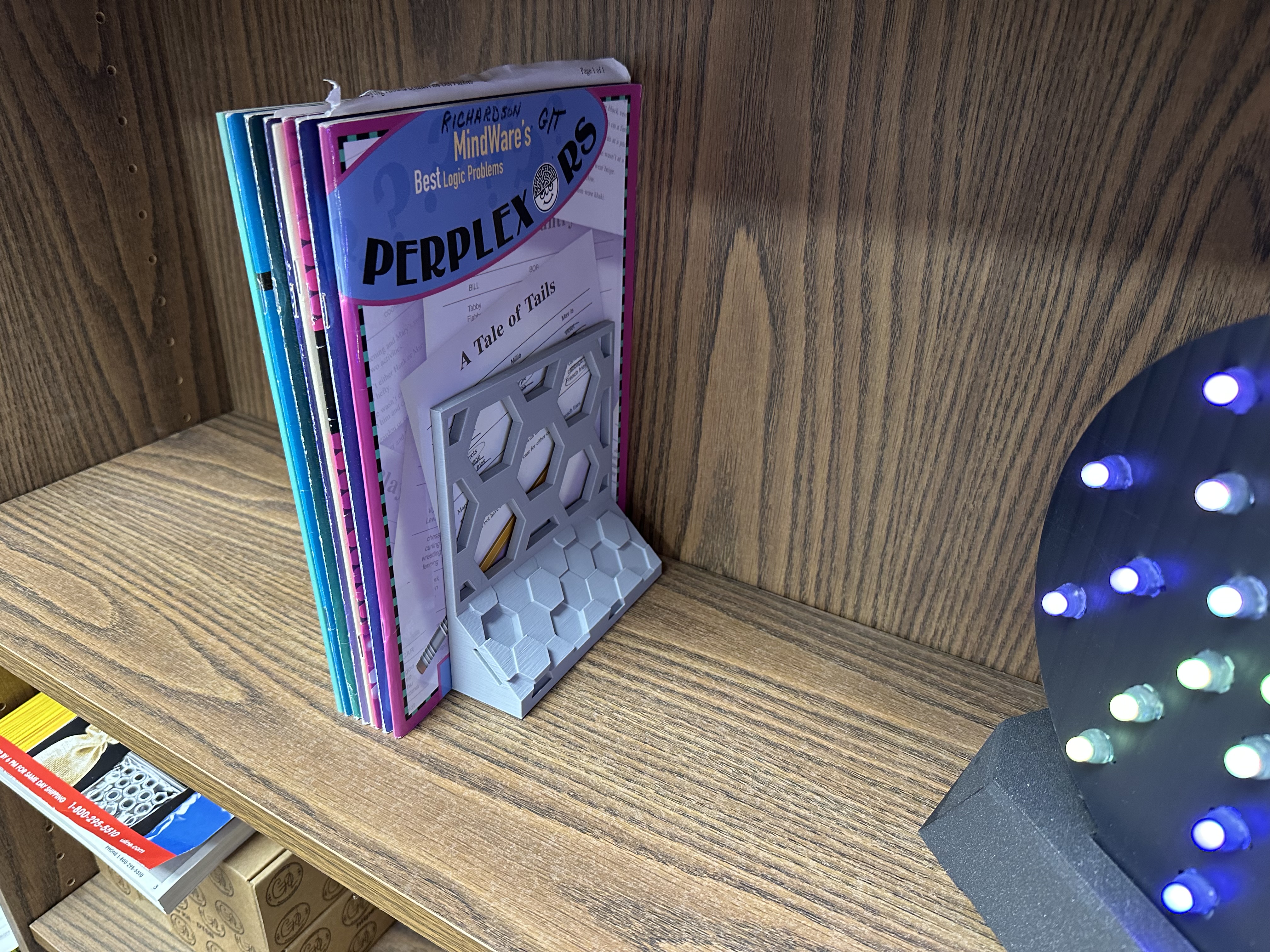 HexEnds Bookends with a Modern Touch