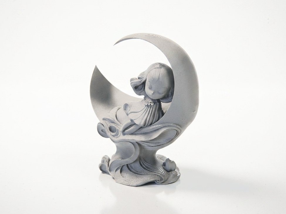 Crescent Bed Sculpture Decorative 3D Printable
