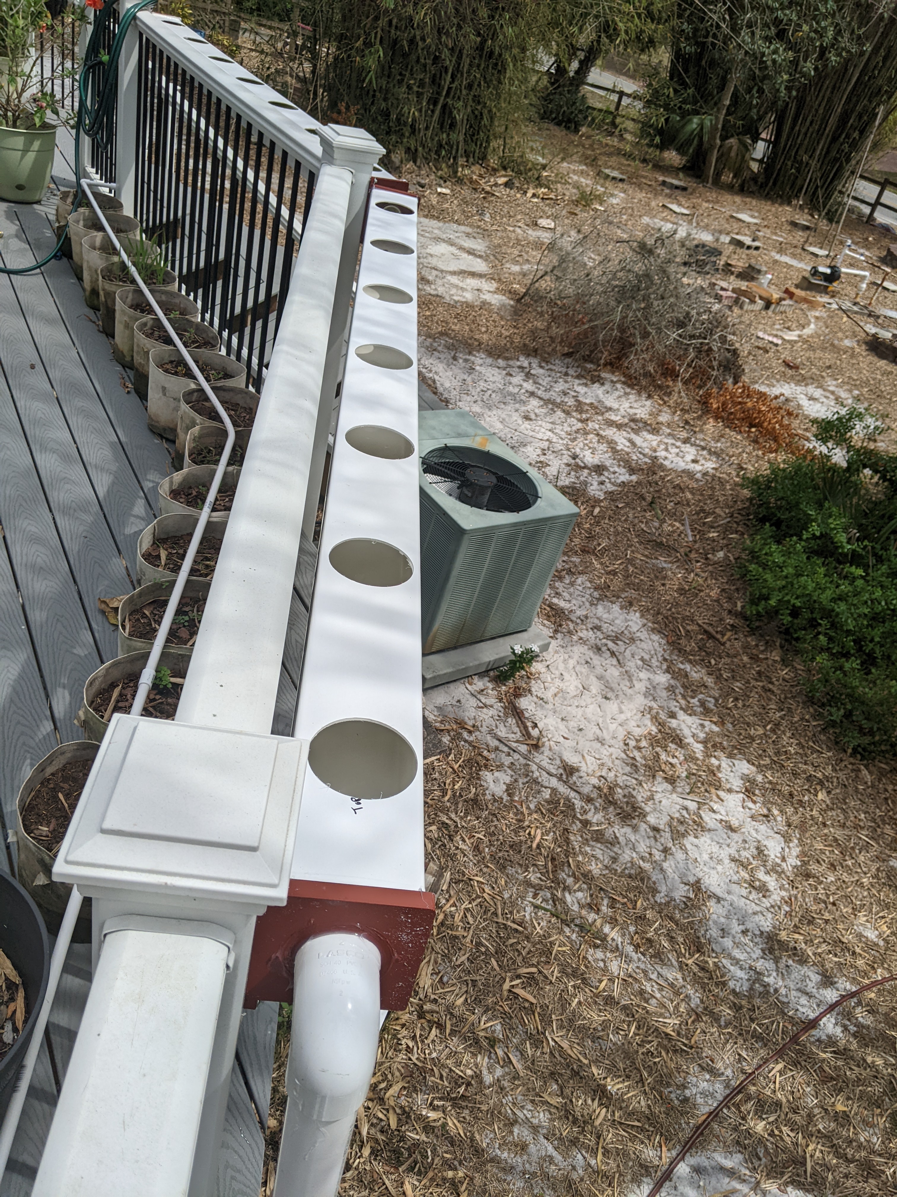 Vinyl Gutter End Cap for Hydroponics and Aquaponics