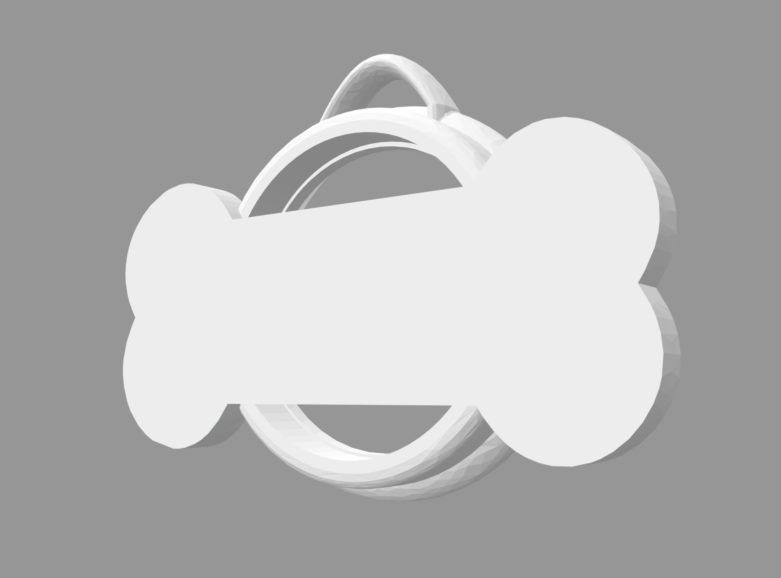 Dog Bone AirTag Holder. (Dog ID tag)