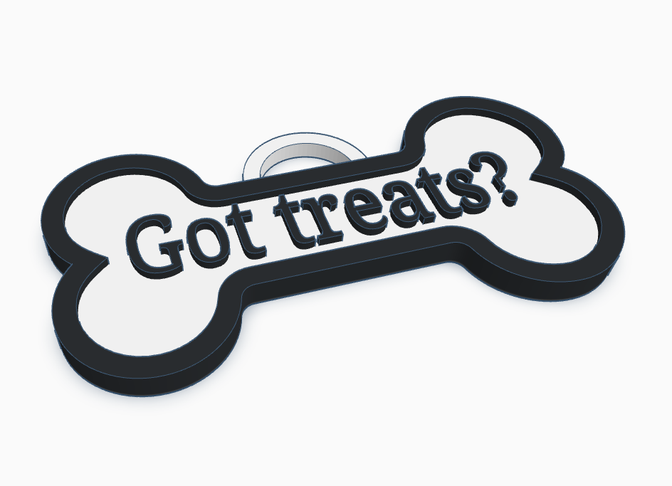 Got Treats? Dog tag