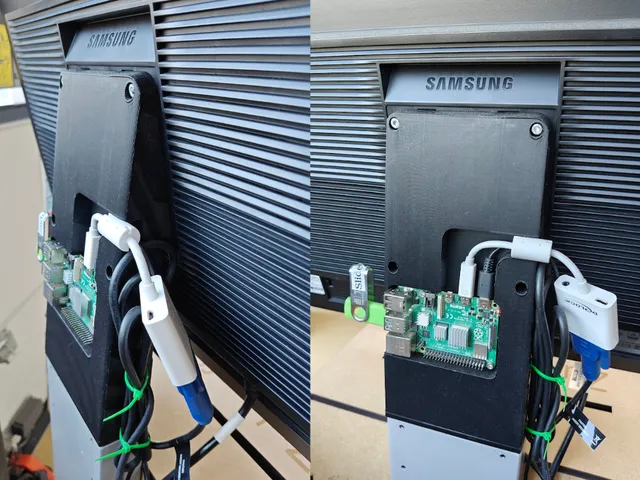 Monitor Stand with Raspberry Pi mount