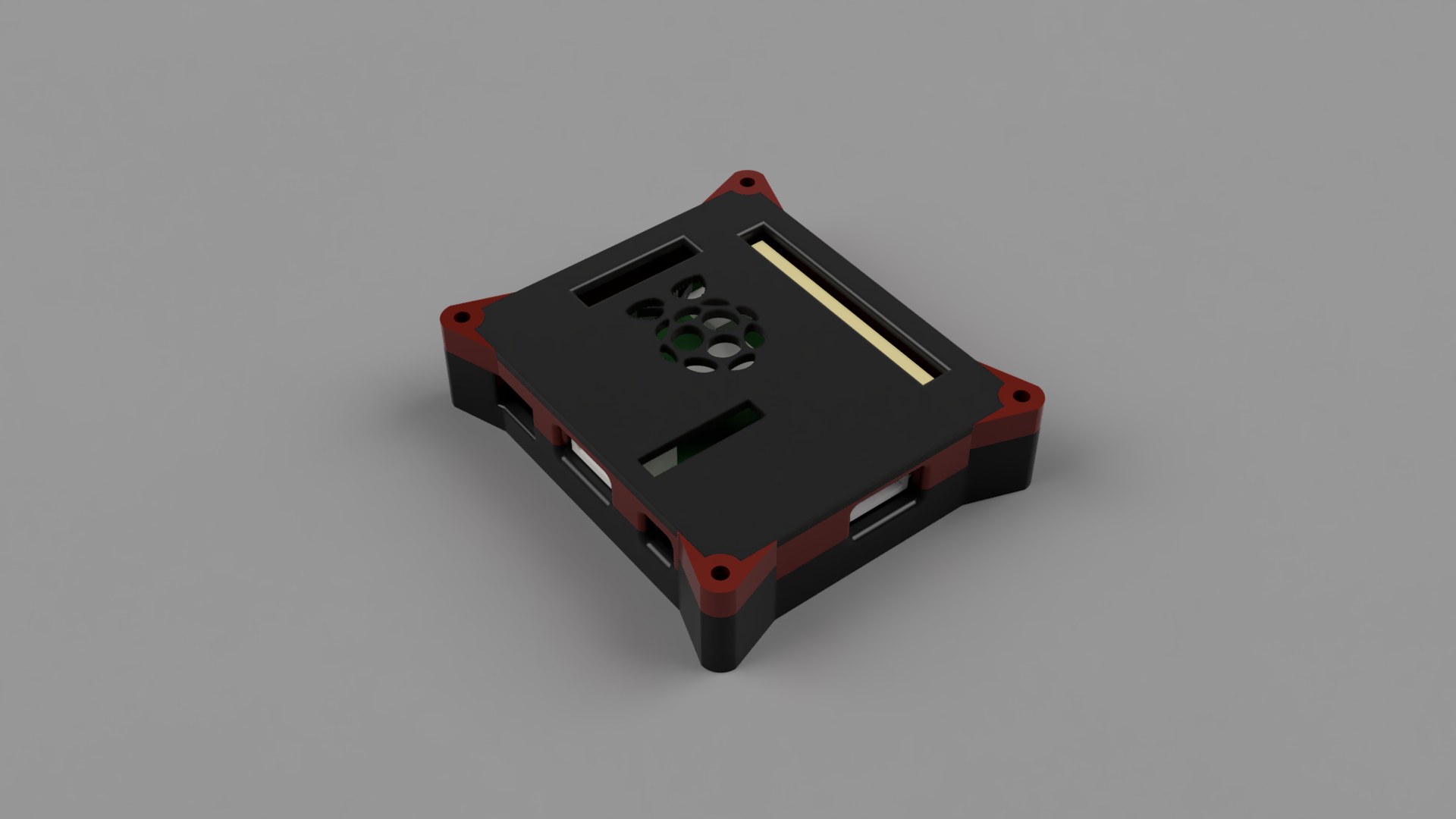 Raspberry pi 3 a case by caleb holloway download free stl model
