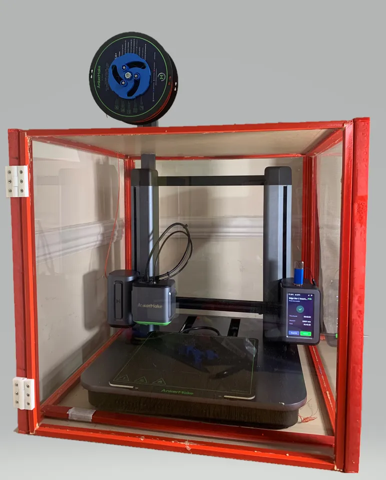 DIY Ventilation for 3D Printer Enclosure by Maker Mike, Download free STL  model
