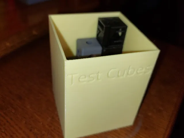 Bin for 36 20x20x20 XYZ cubes