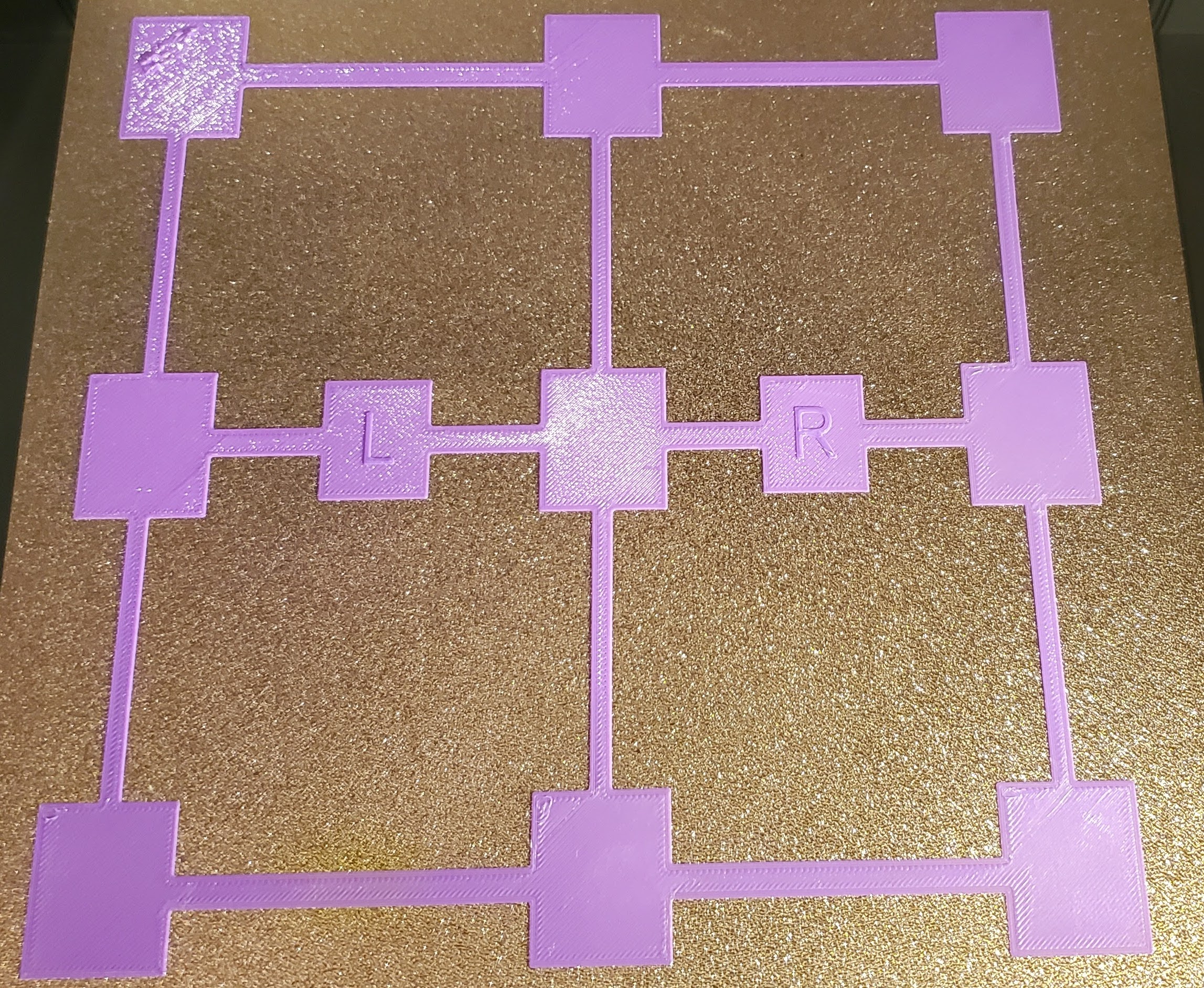 Bed Level Test - Ender 3 S1 Version of Prusa Test