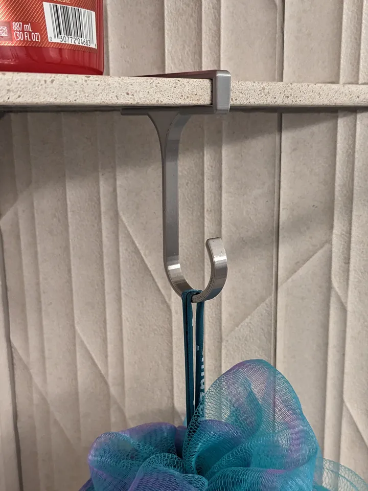 Shower Hook for Corner Shelf by Birks Creative | Download free STL model | Printables.com