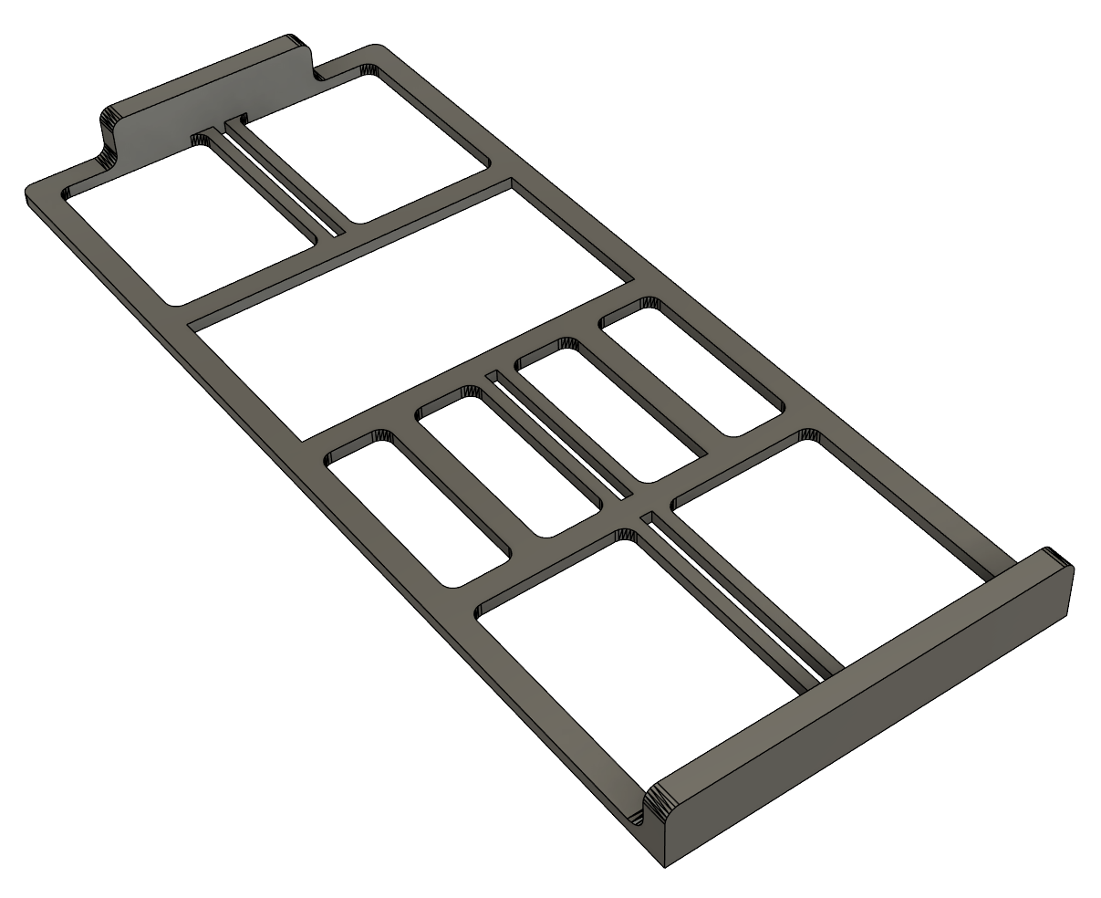 Comma 4 mount placement template 3D model