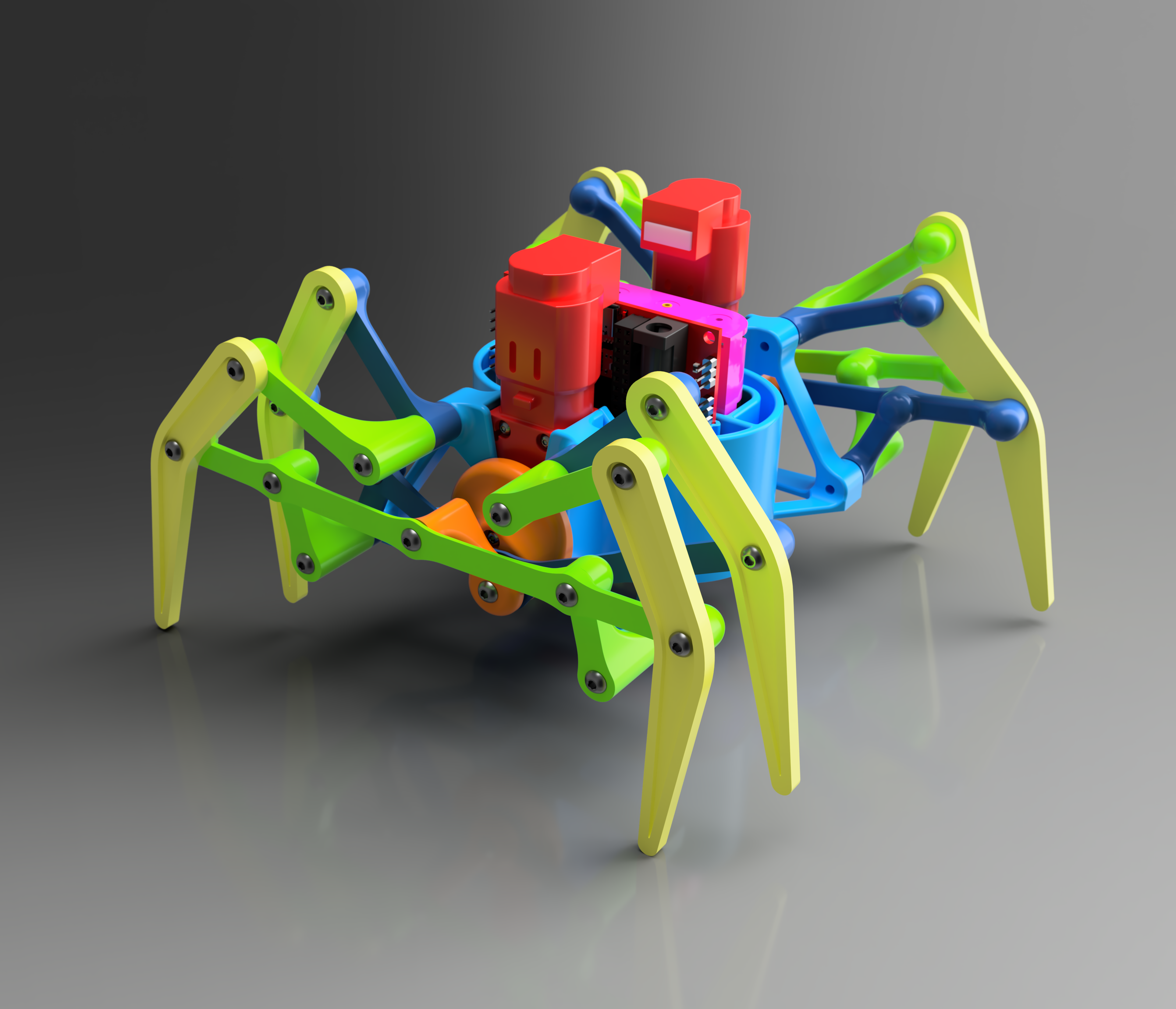 Arachnobeest - Walking Octopod XRP Jansen Mechanism Robot