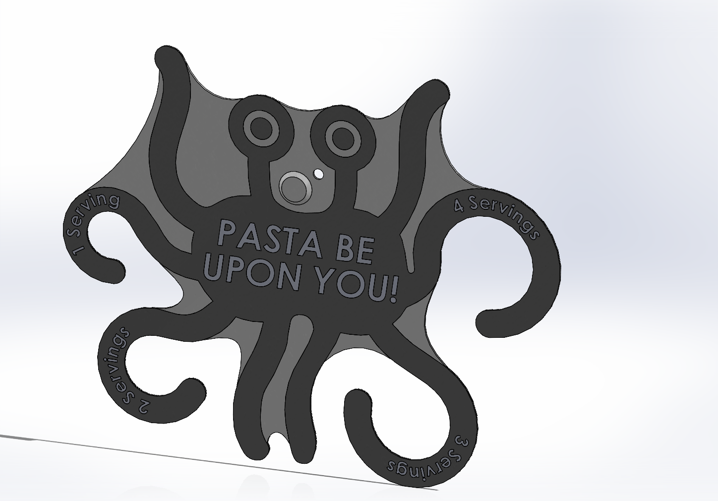Flying Spaghetti Monster Pasta Serving Measurer