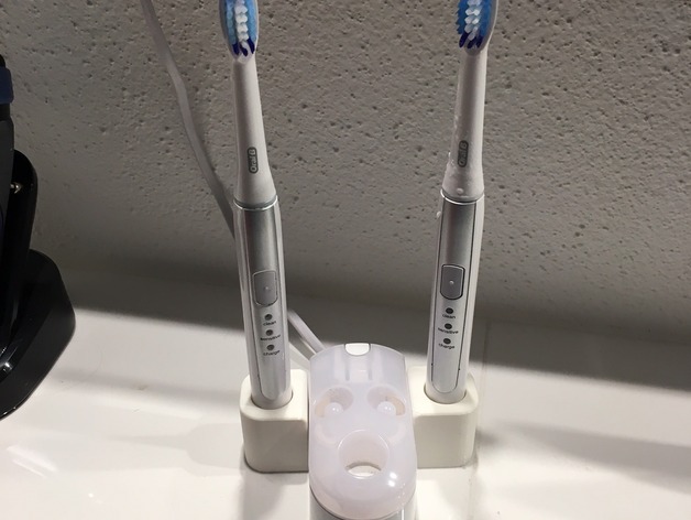 OralB-Pulsonic - Extention for Couples - Double toothbrush-stand