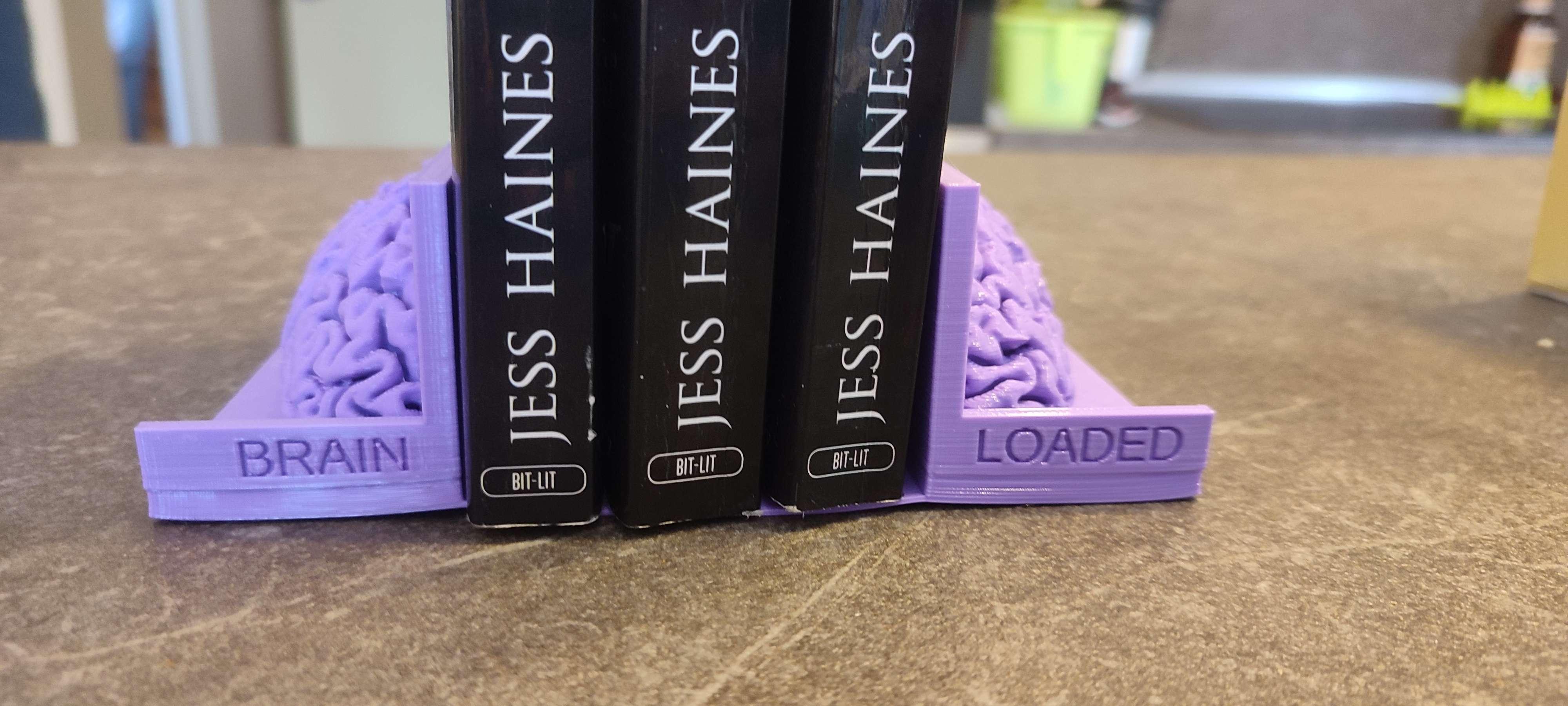 brain bookend/cerveau serre livre