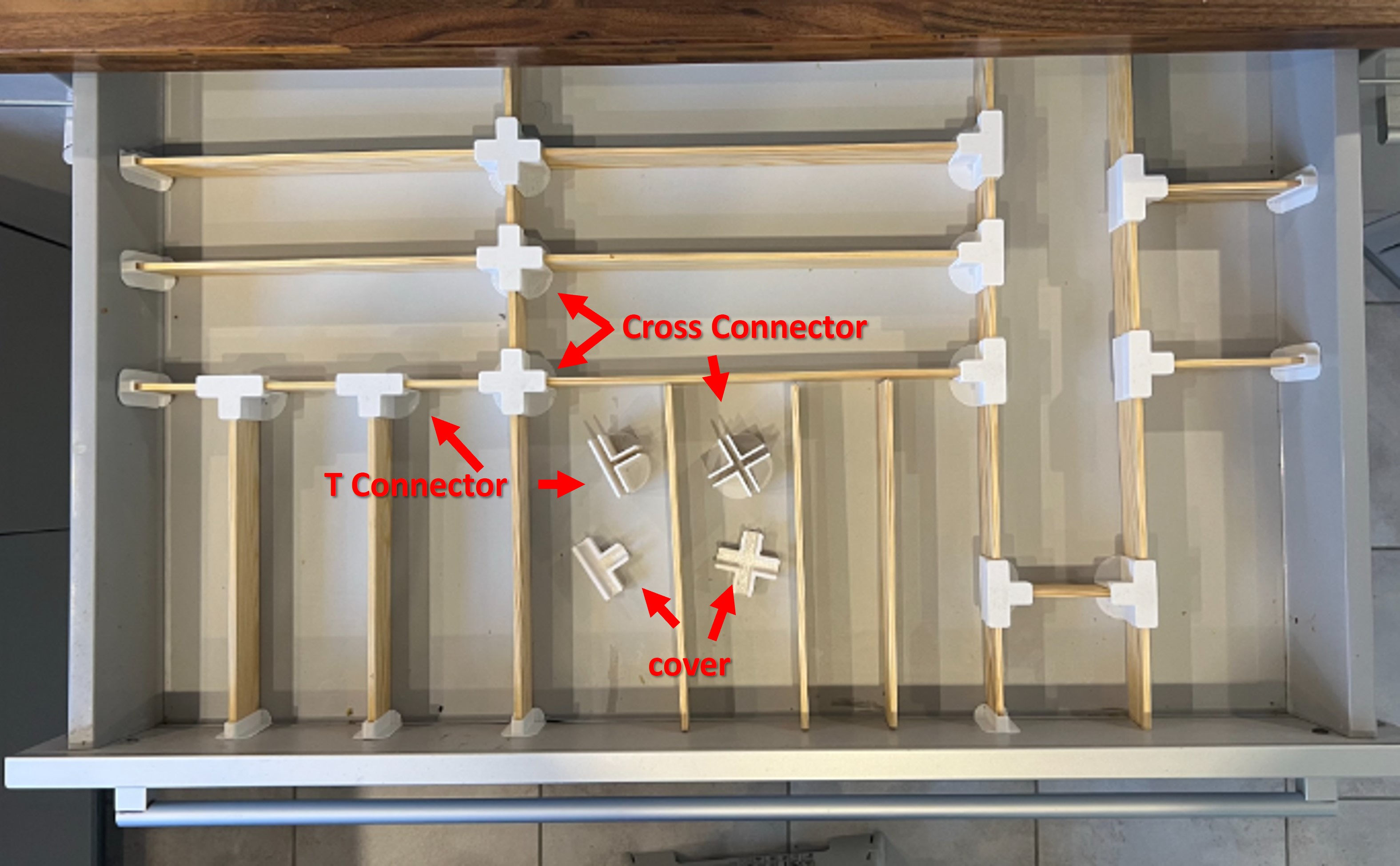 Schubladenorganisator / Drawer organiser