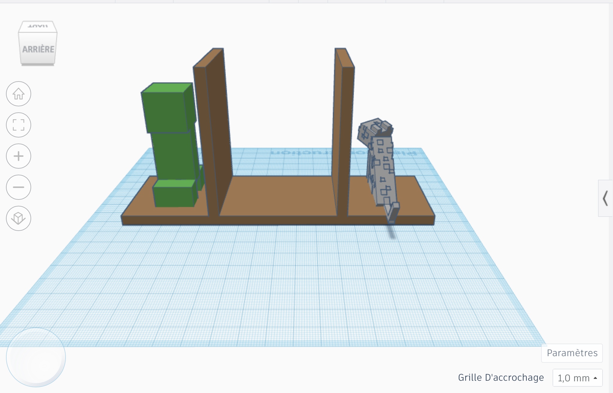 Minecraft Cat & Creeper Bookend by Alex_yt Download free STL model