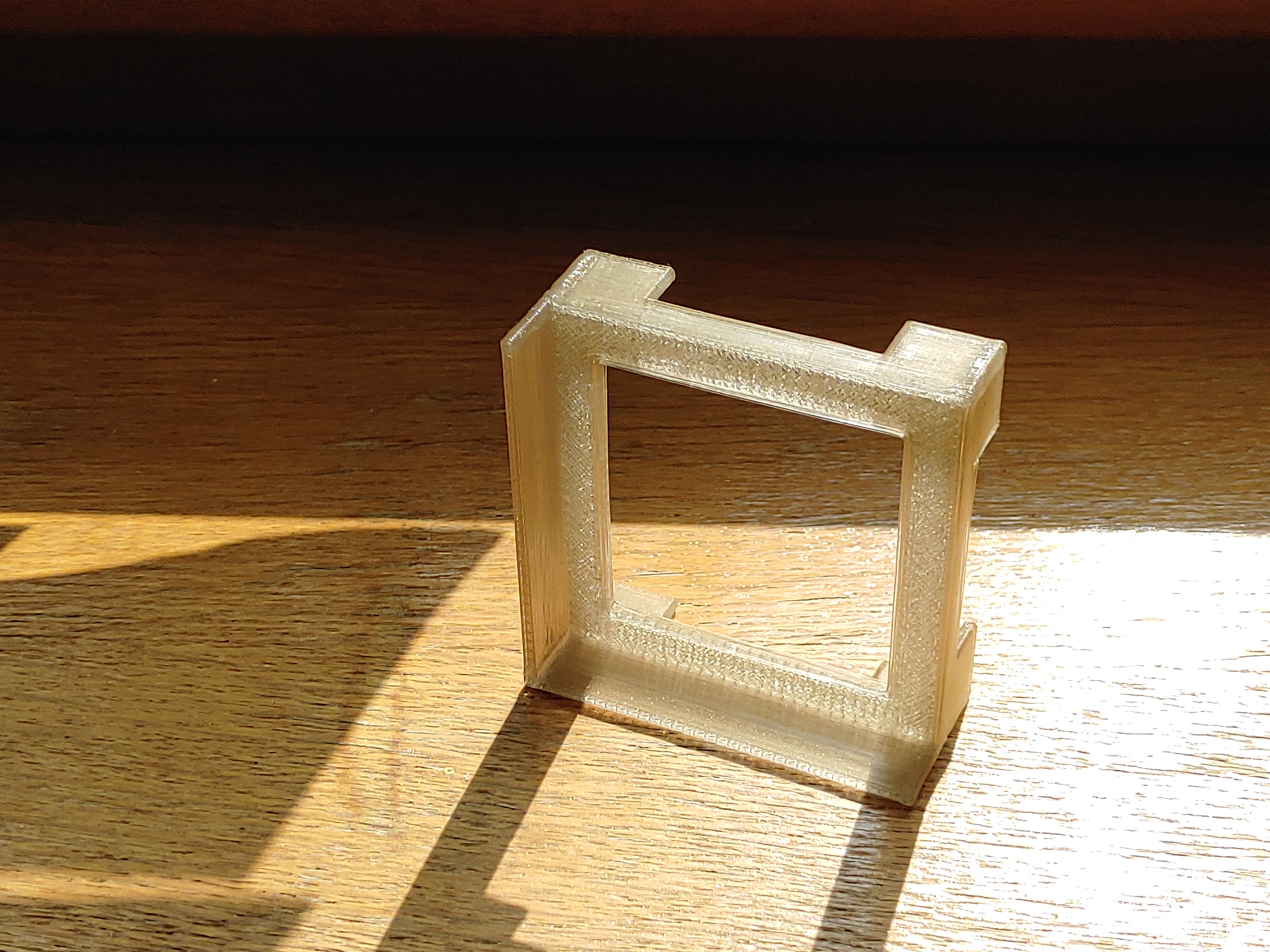 Miniatura 5 do modelo 3D IKEA LACK table stack adapter with less material