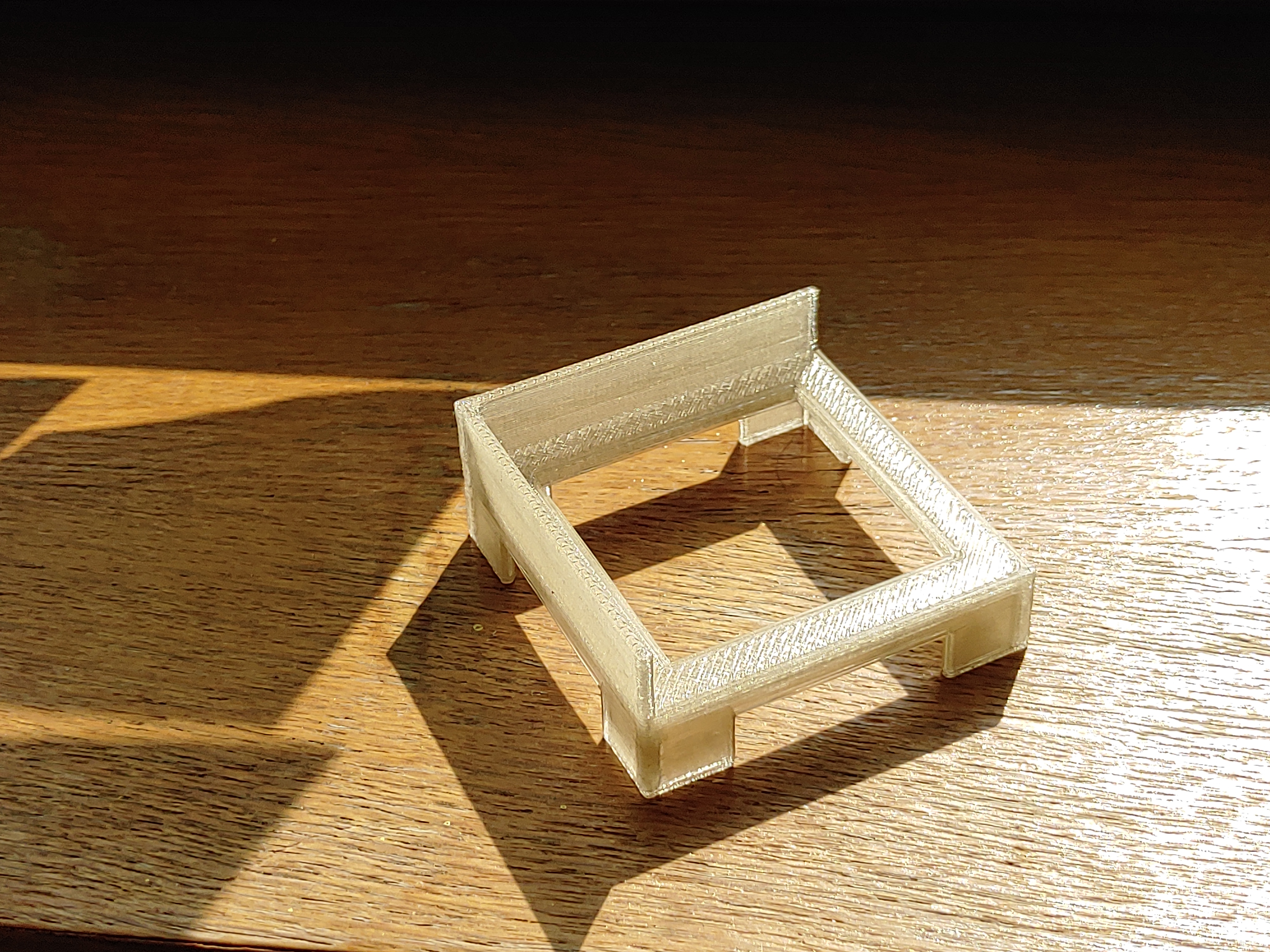 Miniatura 4 do modelo 3D IKEA LACK table stack adapter with less material