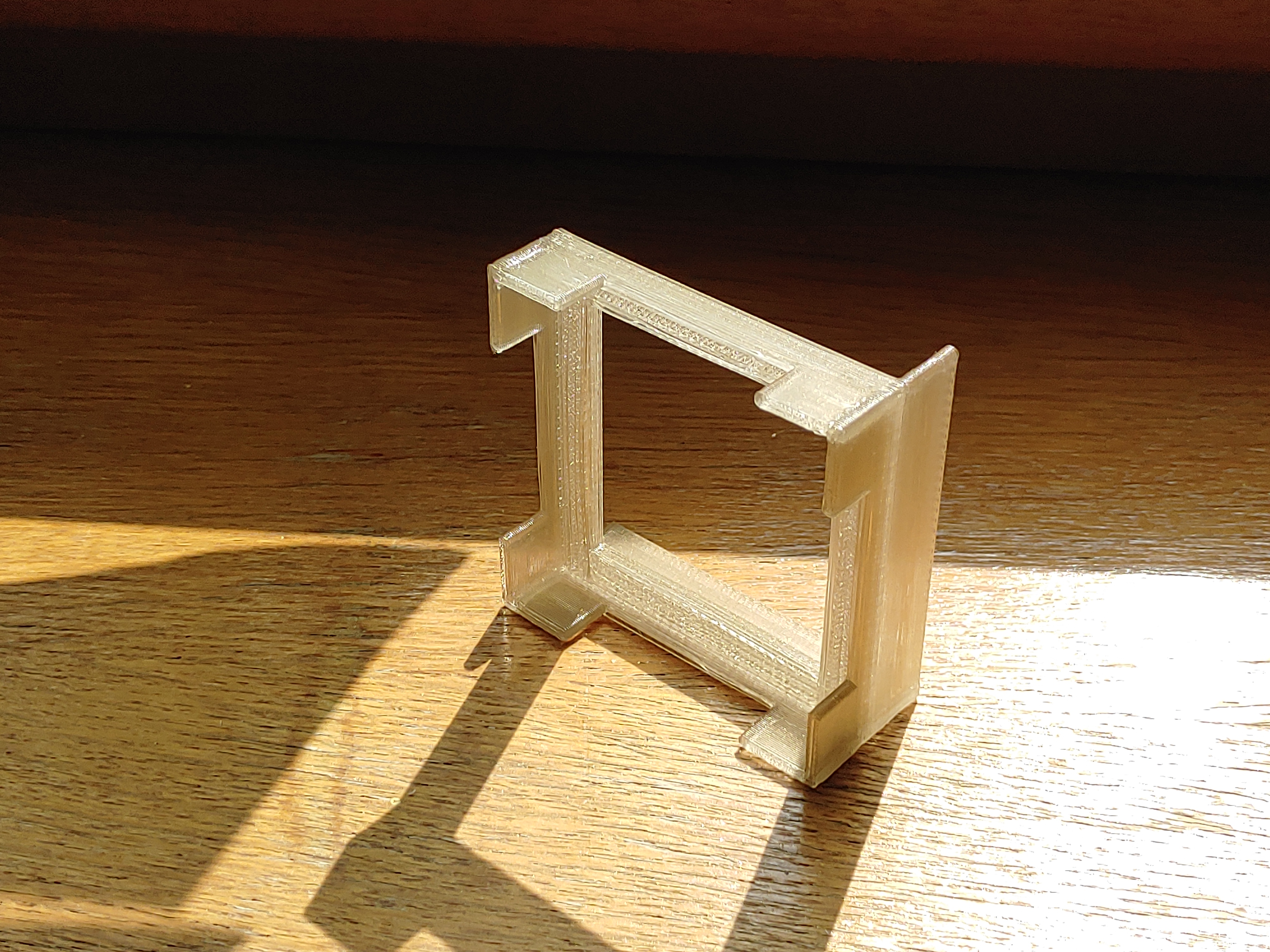 Miniatura 6 do modelo 3D IKEA LACK table stack adapter with less material