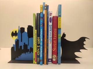 Batman and Gotham Bookends by Sevro | Download free STL model |  