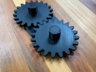 Simple parametric gear by Mikołaj | Download free STL model ...