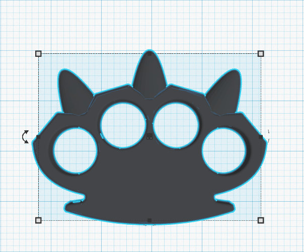 Spiked Brass Knuckles