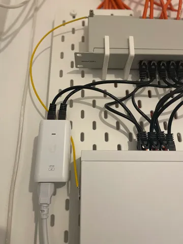 Ikea Skadis Hook for Unifi POE Ubiquiti PoE injector