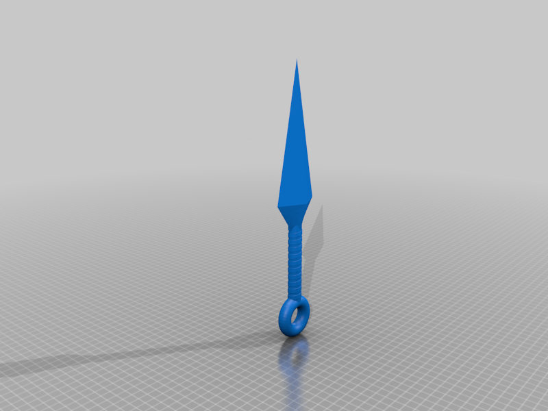 Miniatura 3 do modelo 3D Kunai Naruto