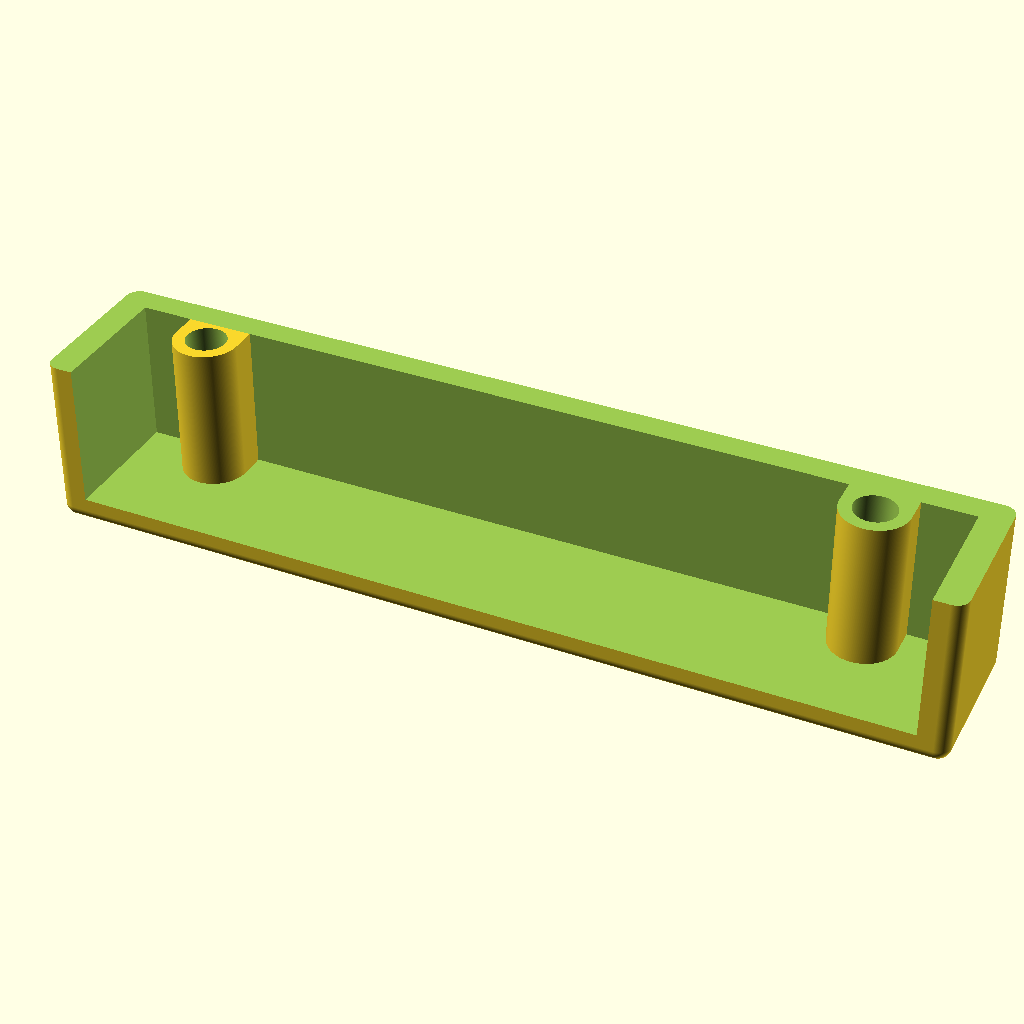 Printable dresser handle/pull (OpenSCAD Customizer) — thumbnail 4