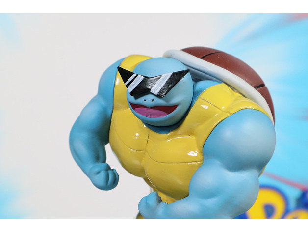 Ultra swole Squirtle by Cyenyee | Download free STL model | Printables.com