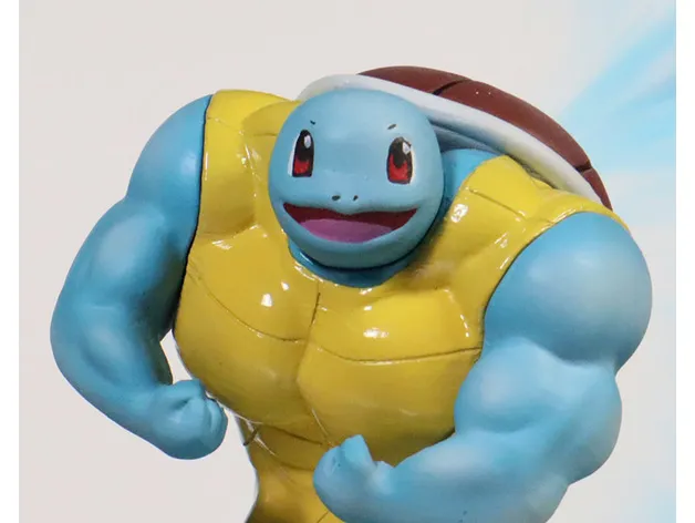 Ultra swole Squirtle by Cyenyee, Download free STL model